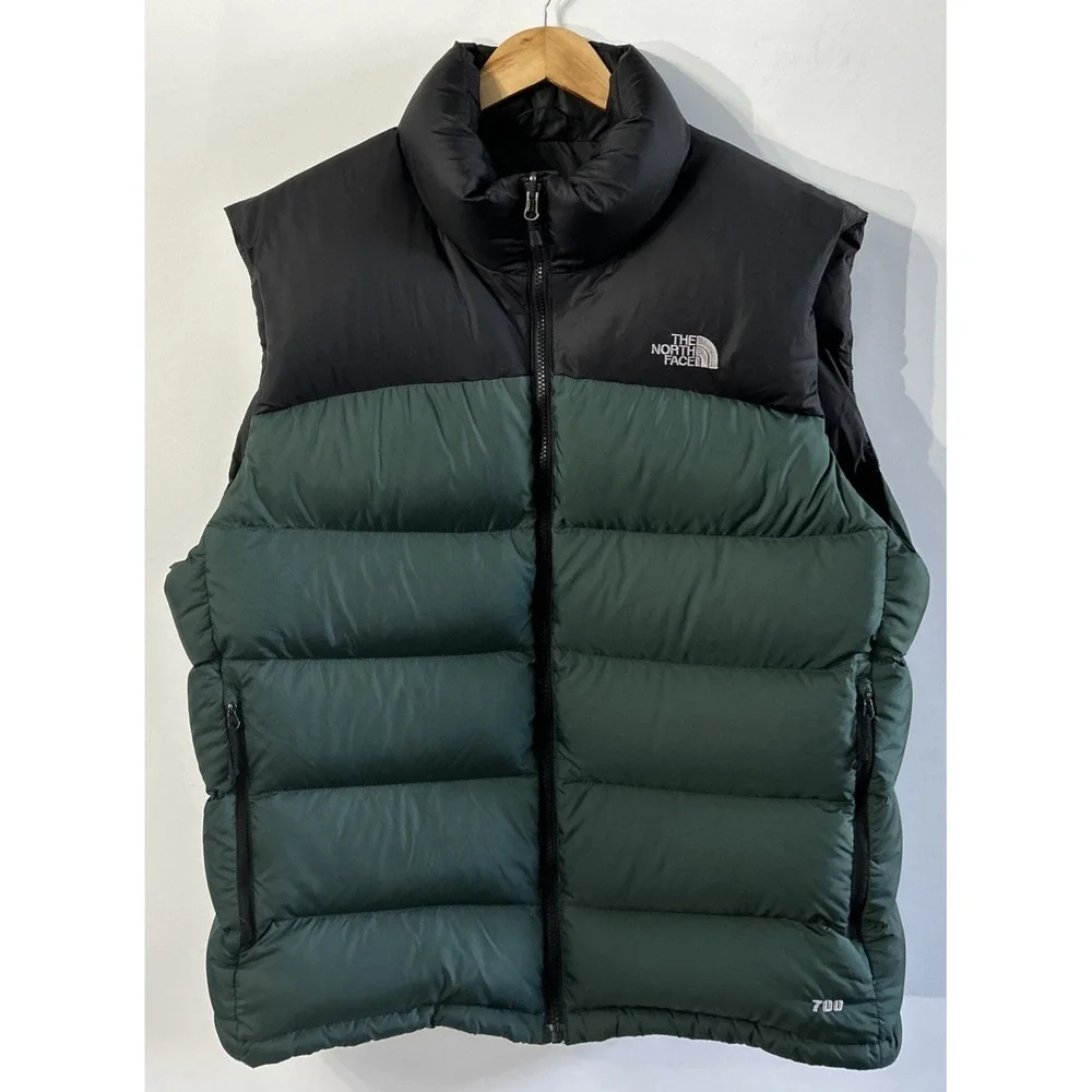 Mens Vintage The North Face Nuptse 2 700 Goose Down Puffer Vest Sz XL